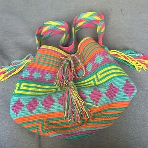 Original neon colored bag from Colombia